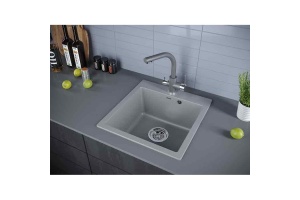 Мойка кухонная Paulmark Praktisch 51 серый матовый - 3