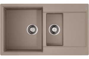 Мойка кухонная Omoikiri Daisen 86-2-SA бежевая