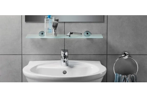 Полка Ideal Standard IOM прозрачное стекло - 2