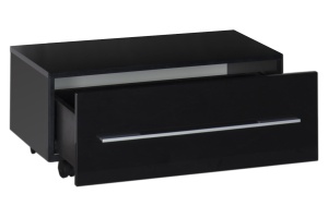 Тумба Aquanet Нота 75 подкатная, черная - 2