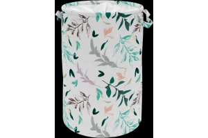 Корзина для белья Wasserkraft Rossel рисунок белый