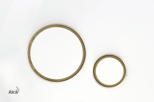 Кнопка смыва AlcaPlast THIN M775 белый / золото