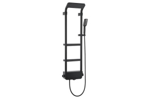 Душевая панель Black&White Seasons черная матовая