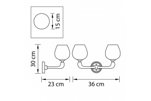 Бра Osgona Delta 706622 - 3