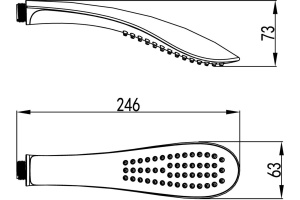 Душевая лейка Lemark LM8006C - 2
