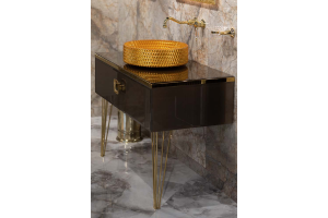 Столешница под раковину Armadi Art Lucido 80 коричневый - 2