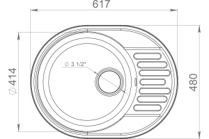 Мойка кухонная GranFest Quarz Z58 черный - 2