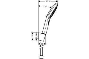 Душевой гарнитур Hansgrohe Raindance Select E 26720000 хром - 2