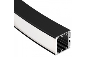 Профиль Arlight SL-ARC-3535-D1500-W90 BLACK (1180мм, дуга 1 из 4) 026599