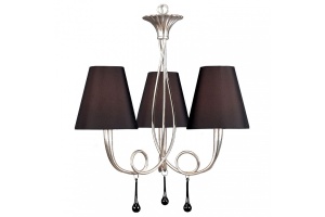 Подвесная люстра Mantra Paola Painted Silver 3532