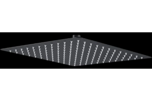 Верхний душ Berges Ventas черный матовый
