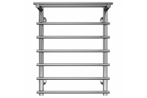 Водяной полотенцесушитель Terminus Ватра П7 500х696 с полкой Хром