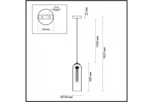Подвесной светильник Odeon Light Pendant Vosti 4805/1 - 3
