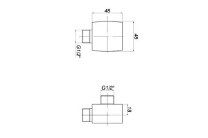 Шланговое подключение GPD хром - 2