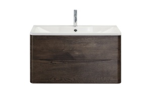 Тумба с раковиной BelBagno Acqua 80 темное дерево