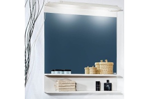 Зеркало Бриклаер Чили 70 светлая лиственница С, с подсветкой