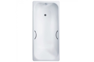 Ванна чугунная Delice Aurora 170х70 с отверстиями под ручки
