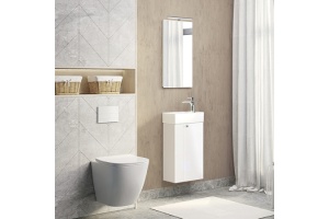 Зеркало Comforty Асти 40 белое глянцевое - 2