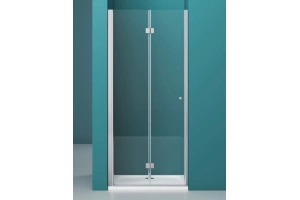 Душевая дверь BelBagno Albano 100х195 профиль хром стекло прозрачное - 2