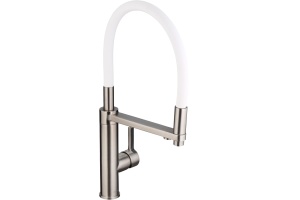 Смеситель для кухни Swedbe Selene Plus белый, нержавеющая сталь (8641)
