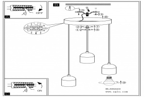 Подвесной светильник Eglo ПРОМО Silvares 95523 - 2