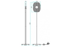 Торшер Maytoni Eclipse MOD152FL-L1BK - 2