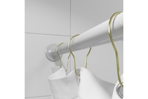 Набор колец для штор в ванную комнату - 3