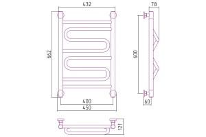Полотенцесушитель водяной ДР 