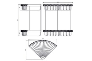 Полка Zorg Br (AZR U-4 BR) - 2