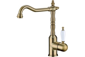 Смеситель для кухни Boheme Crystal бронза