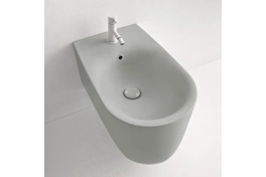 Биде подвесное Kerasan Nolita серый матовый (532559*1) - 2