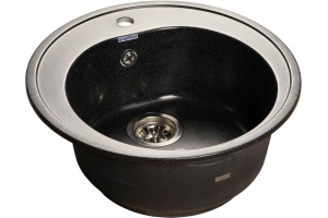 Мойка кухонная GranFest Rondo GF-R510 черный
