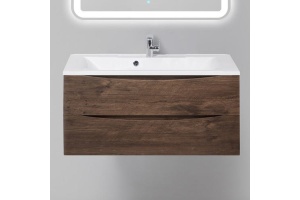 Тумба под раковину BelBagno Marino 100 темное дерево