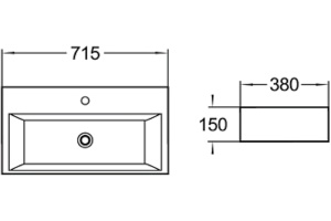 Раковина SantiLine SL-1007 - 2