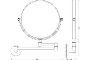 Косметическое зеркало Artwelle Harmonie (HAR 056) - 2