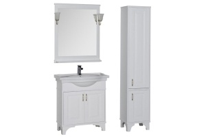 Зеркало Aquanet Валенса 80 белое - 2