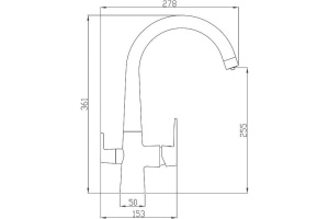 Смеситель Steel Hammer SH 819 CR для кухонной мойки - 2