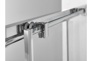 Душевой уголок Vincea Rapid 100x100 профиль хром стекло текстурное - 2