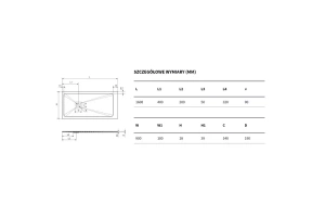 Поддон для душа EXCELLENT Arda 160x90 бежевый - 3