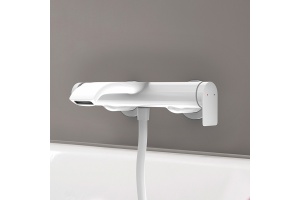 Смеситель для ванны Hansgrohe Vivenis белый матовый - 3