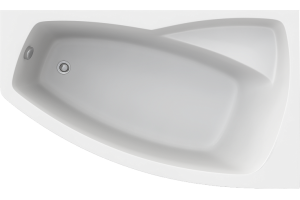 Акриловая ванна STWORKI Монтре 150x90 R, с каркасом