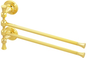 Полотенцедержатель Migliore Fortuna 27675 поворотный двойной, золото