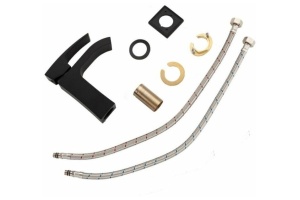 Смеситель для раковины Gappo черный матовый - 3