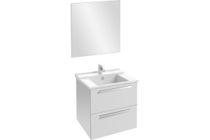 Мебель для ванной Jacob Delafon Struktura 60 белая, с 2 ящиками