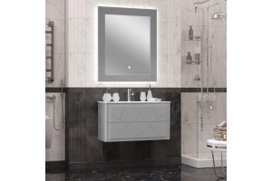 Тумба под раковину Opadiris Луиджи 90 серая матовая - 3