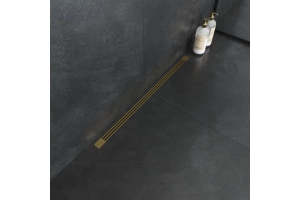 Душевой лоток Armadi Art Infinity 80 золото матовый - 2