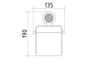 Держатель для туалетной бумаги Boheme Royal Cristal золото - 2