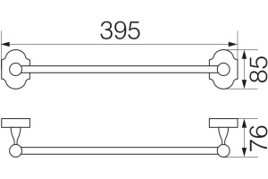Полотенцедержатель Veragio Stanford VR.STD-7720.CR хром - 2