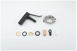 Смеситель для раковины Gappo черный матовый - 3