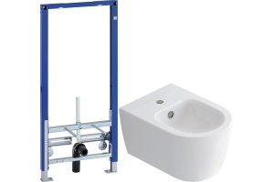 Комплект  Биде подвесное STWORKI Ноттвиль K3106-2605 + Система инсталляции для биде Geberit Duofix 111.520.00.1